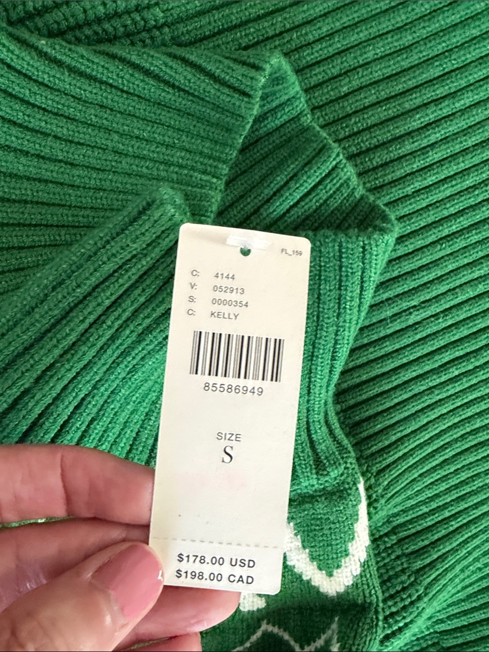 VARLEY Marcie Fairisle Knit Sweater- size Small - Picture 7 of 10